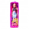 Κούκλα Barbie Fashionistas 202 με Φόρεμα Girl Power Mattel HJT01
