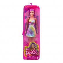 Κούκλα Barbie Fashionistas 190 με Μοβ Μαλλιά Mattel HBV22