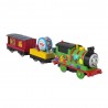 Τρένο Μηχανοκίνητο με 2 Βαγόνια Party Train Percy Thomas & Friends Fisher-Price HDY72