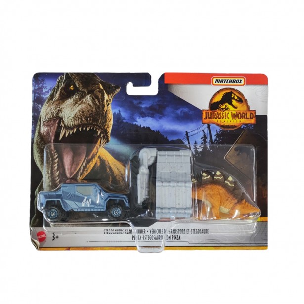 Σετ Όχημα & Δεινόσαυρος Stegosaurus - Claw Carrier Jurassic World Mattel HBH87