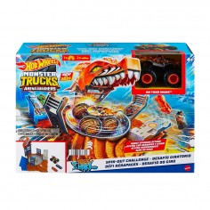 Σετ Παιχνιδιού Hot Wheels Monster Trucks Arena Smashers Spin-Out Challenge Mattel HNB93