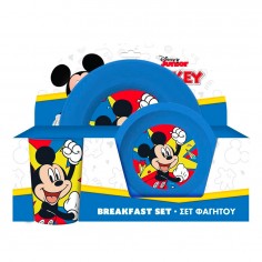 Σετ 3τμχ Σκεύη Φαγητού Mickey Mouse Διακάκης 563781
