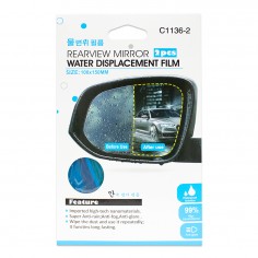 Σετ 2τμχ Μεμβράνες Αδιάβροχες για Καθρέπτες Αυτοκινήτου Carsun C1136-2