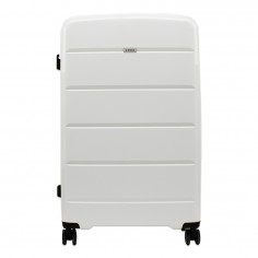 Βαλίτσα Σκληρή Τροχήλατη Λευκή 73x46x32cm