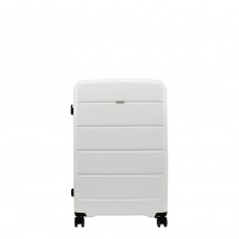Βαλίτσα Σκληρή Τροχήλατη Λευκή 50x32x22cm