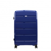 Βαλίτσα Σκληρή Τροχήλατη Μπλε 56x36x26cm