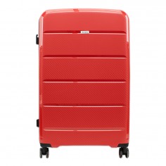 Βαλίτσα Σκληρή Τροχήλατη Κόκκινη 73x46x32cm