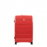 Βαλίτσα Σκληρή Τροχήλατη Κόκκινη 50x32x22cm