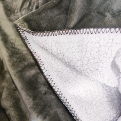 Κουβέρτα Μονή - Ριχτάρι Πολυθρόνας Διπλής Όψης Flannel 130x160cm