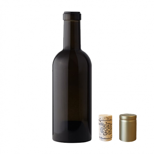 Σετ Φιάλη Κρασιού 750ml, Φελλός & Καψύλιο Χρυσαφί