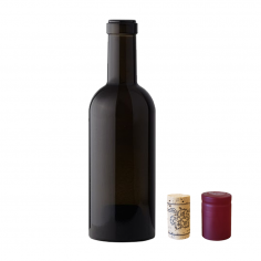 Σετ Φιάλη Κρασιού 750ml, Φελλός & Καψύλιο Μπορντό