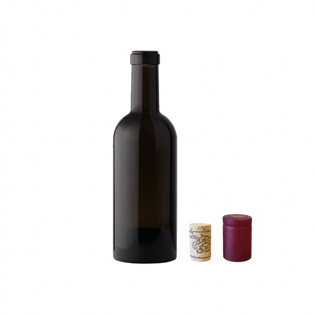 Σετ Φιάλη Κρασιού 375ml, Φελλός & Καψύλιο Mπορντό