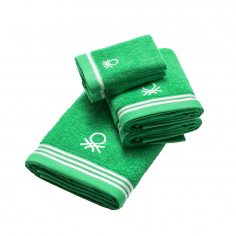 Σετ 5τμχ Πετσέτες Μπάνιου Πράσινες Benetton