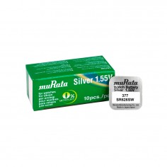 Μπαταρίες Λιθίου Ρολογιών Silver Oxide 1.55V No.377 SR626SW muRata