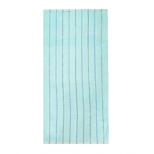 Πετσέτα Σώματος με Ρίγες Γαλάζια 68x150cm