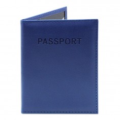 Θήκη για Ταυτότητα & Διαβατήριο Μπλε