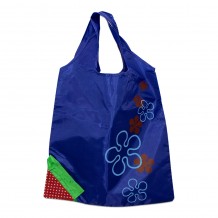 Μπλε Αναδιπλούμενη Τσάντα για Ψώνια 39x60cm