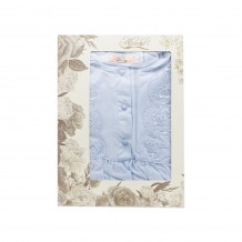 Μπλε Γυναικείο Σετ Πιτζάμες για Εγκύους XL