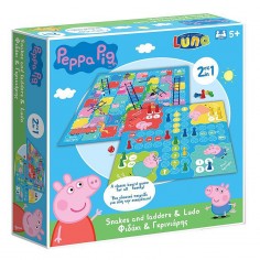 Luna 482510 Φιδάκι & Γκρινιάρης Peppa Pig Επιτραπέζιο Παιχνίδι