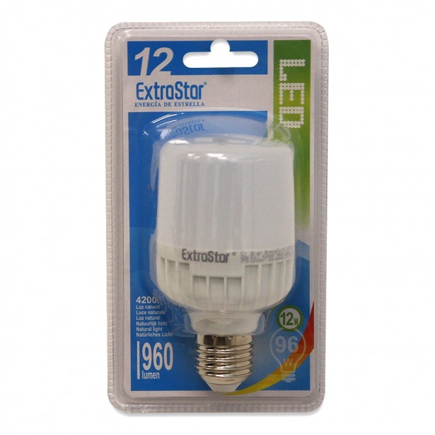 Λάμπα LED Φυσικό Λευκό Ε27 Extrastar 12W